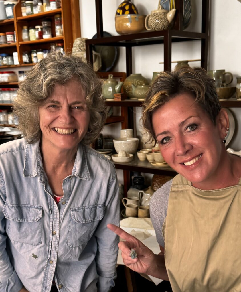Mel with Sofia Oliveira Simoes Ceramic Artist, Colares, Portugal 2024